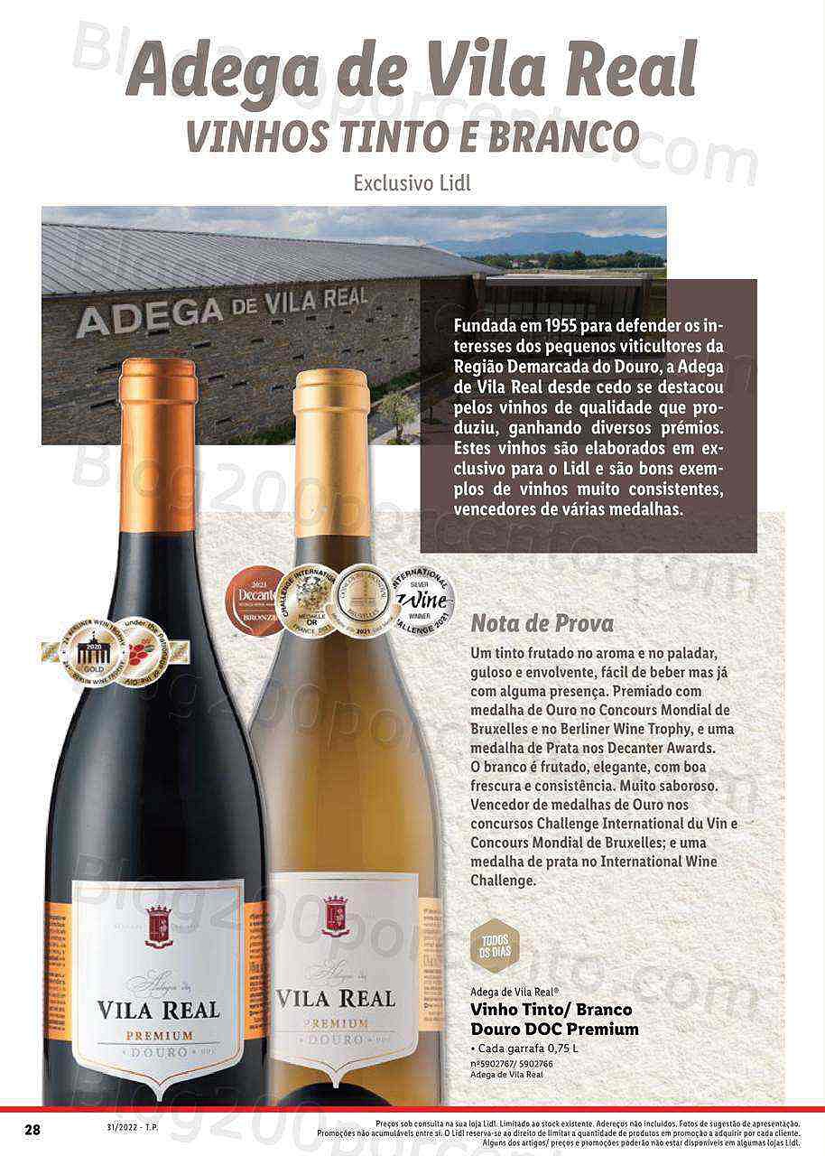 Antevisão Folheto LIDL Especial Vinhos Nacionais