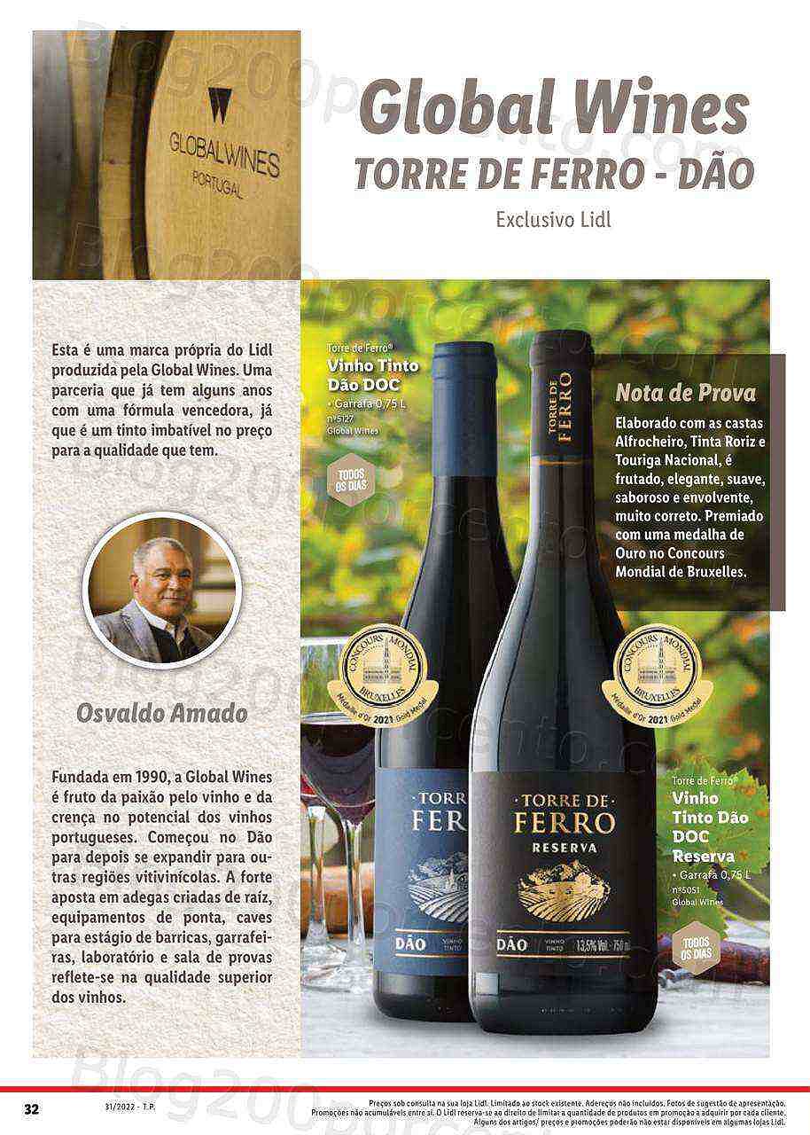 Antevisão Folheto LIDL Especial Vinhos Nacionais