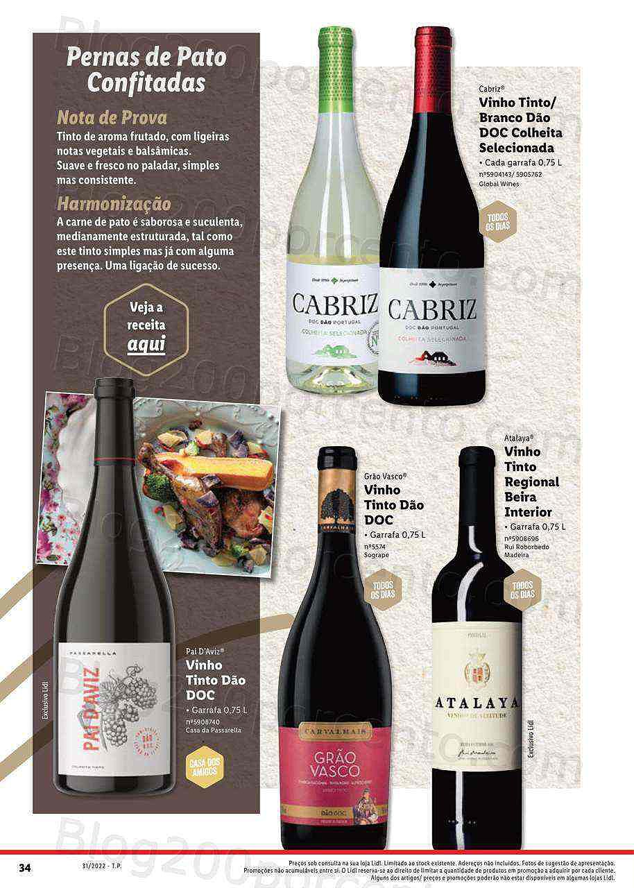 Antevisão Folheto LIDL Especial Vinhos Nacionais