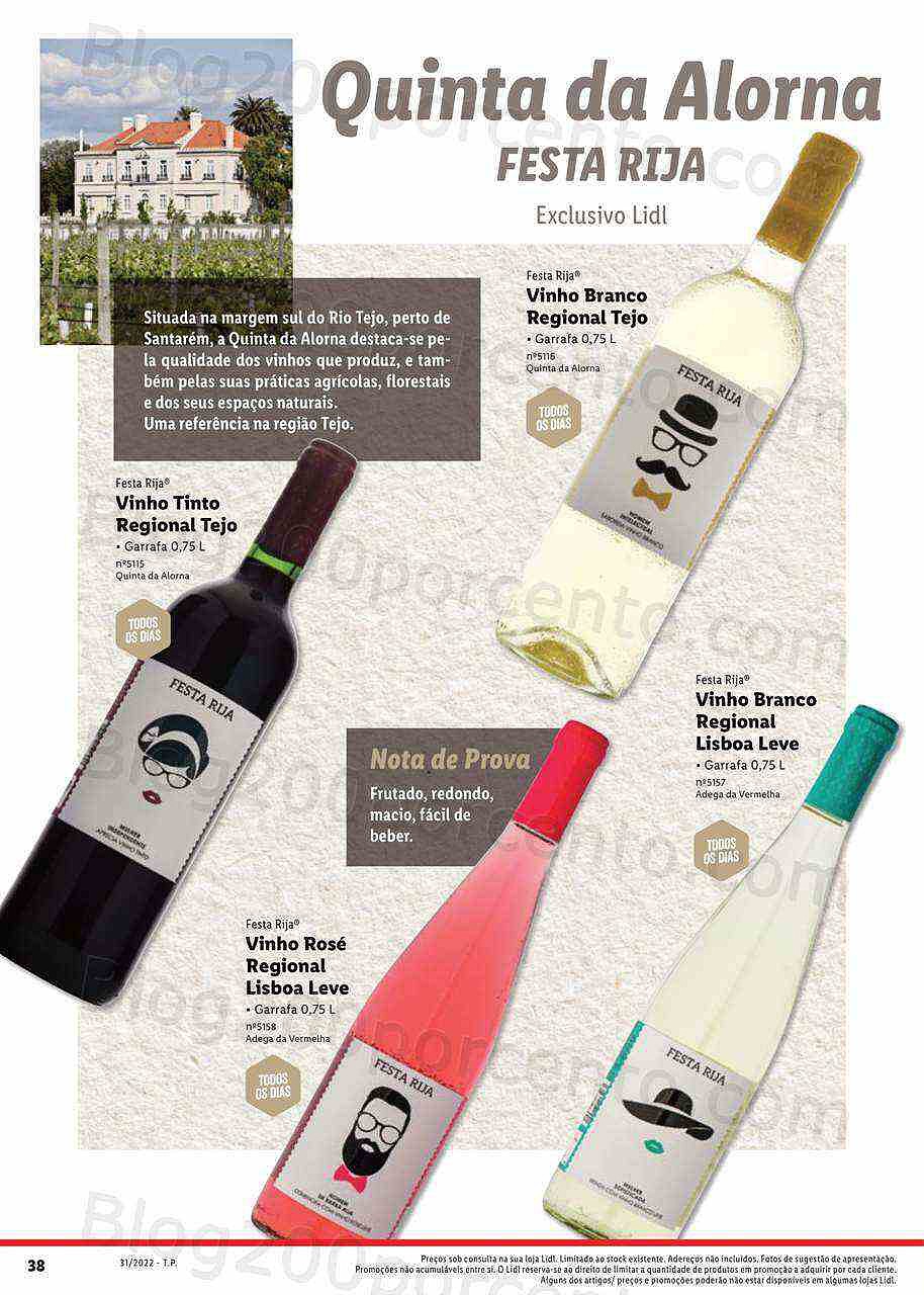 Antevisão Folheto LIDL Especial Vinhos Nacionais