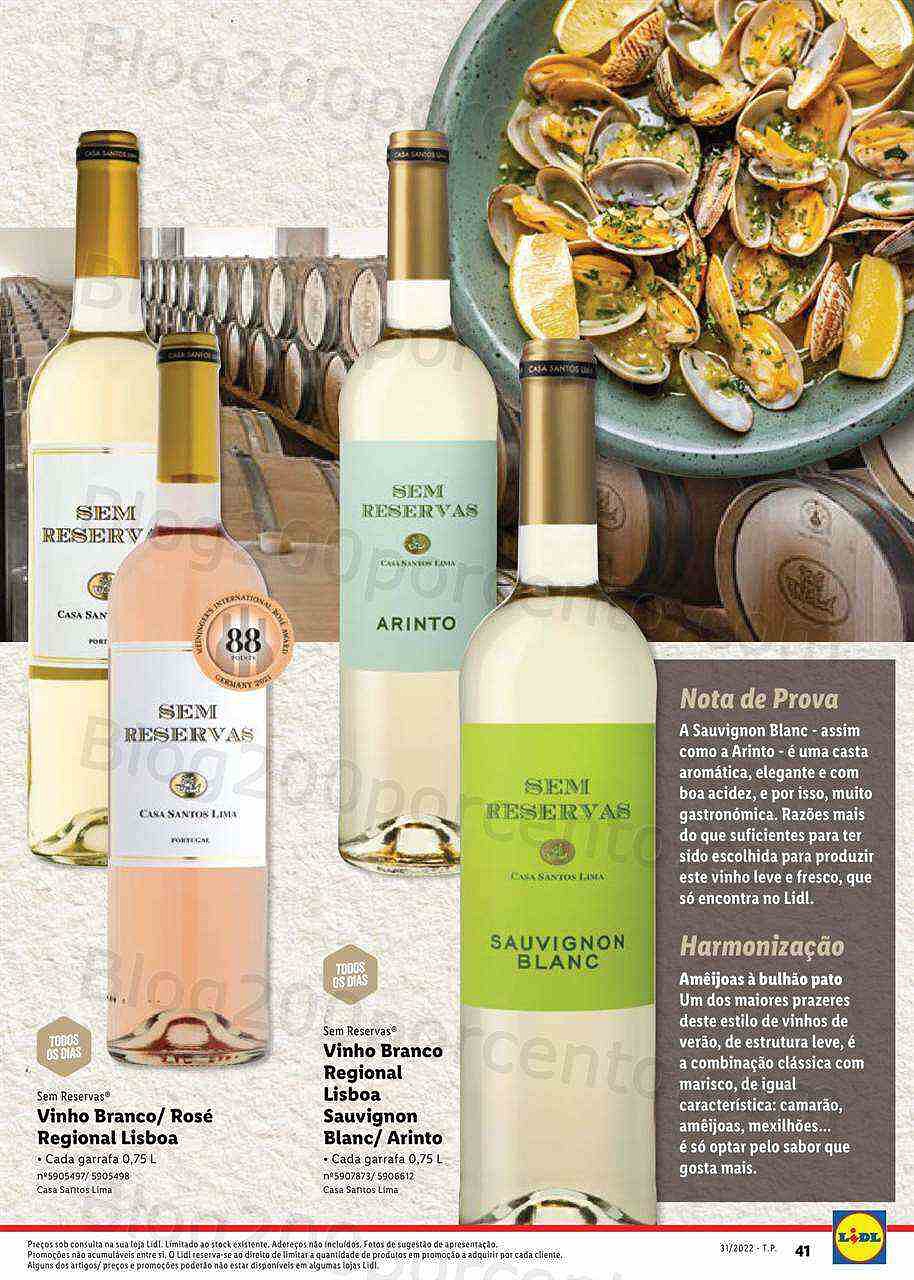 Antevisão Folheto LIDL Especial Vinhos Nacionais