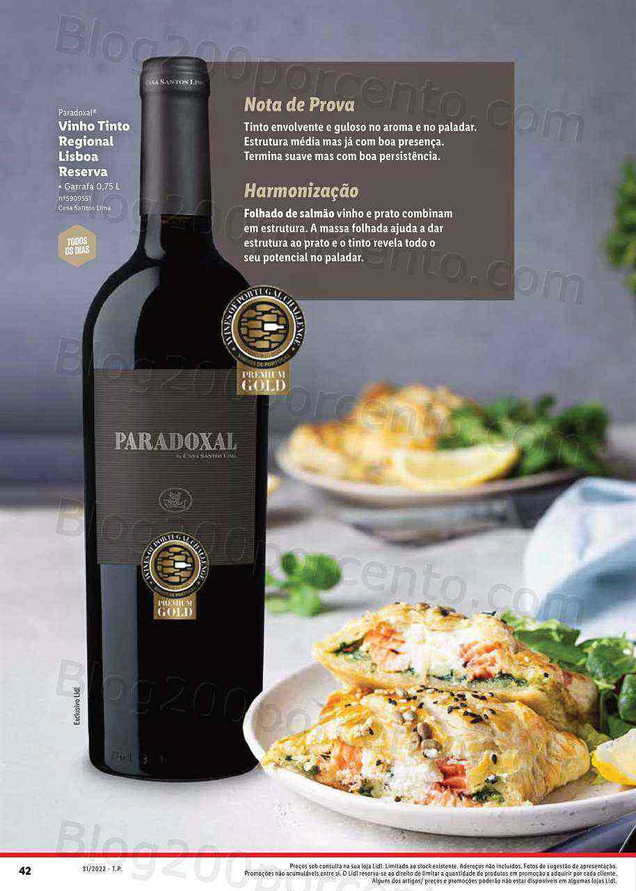Antevisão Folheto LIDL Especial Vinhos Nacionais