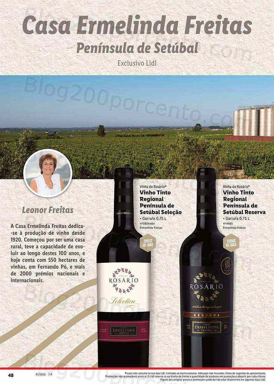 Antevisão Folheto LIDL Especial Vinhos Nacionais