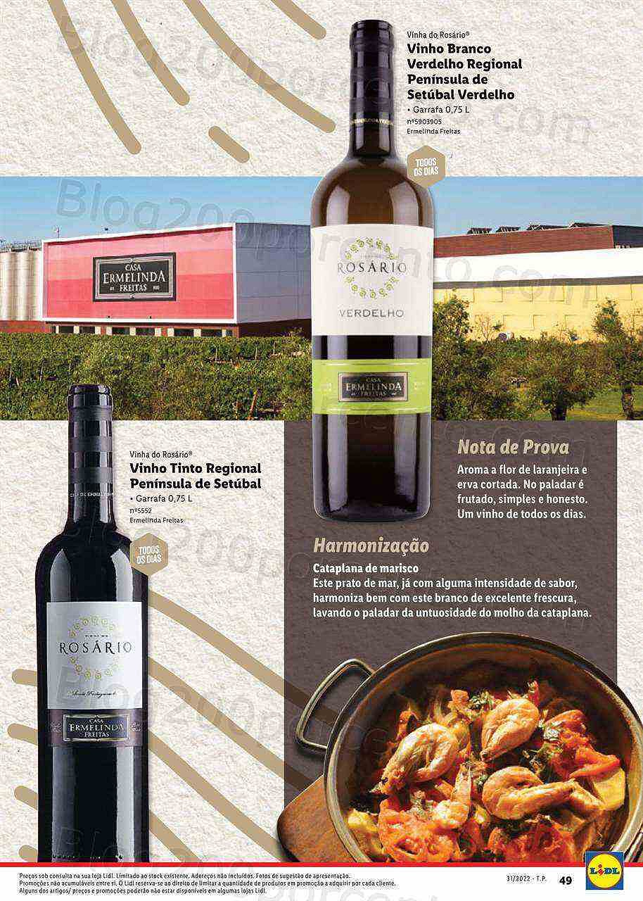 Antevisão Folheto LIDL Especial Vinhos Nacionais