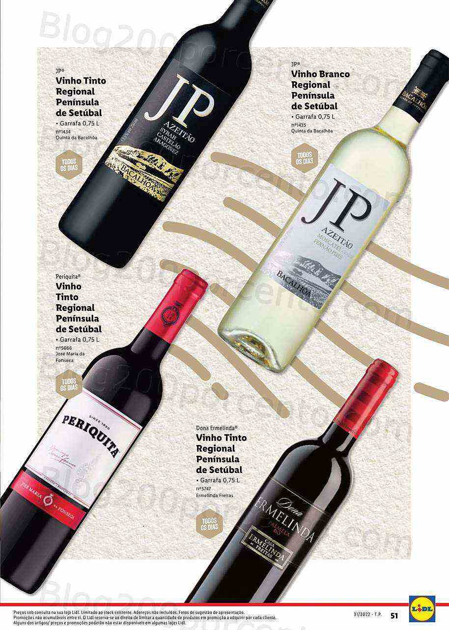 Antevisão Folheto LIDL Especial Vinhos Nacionais