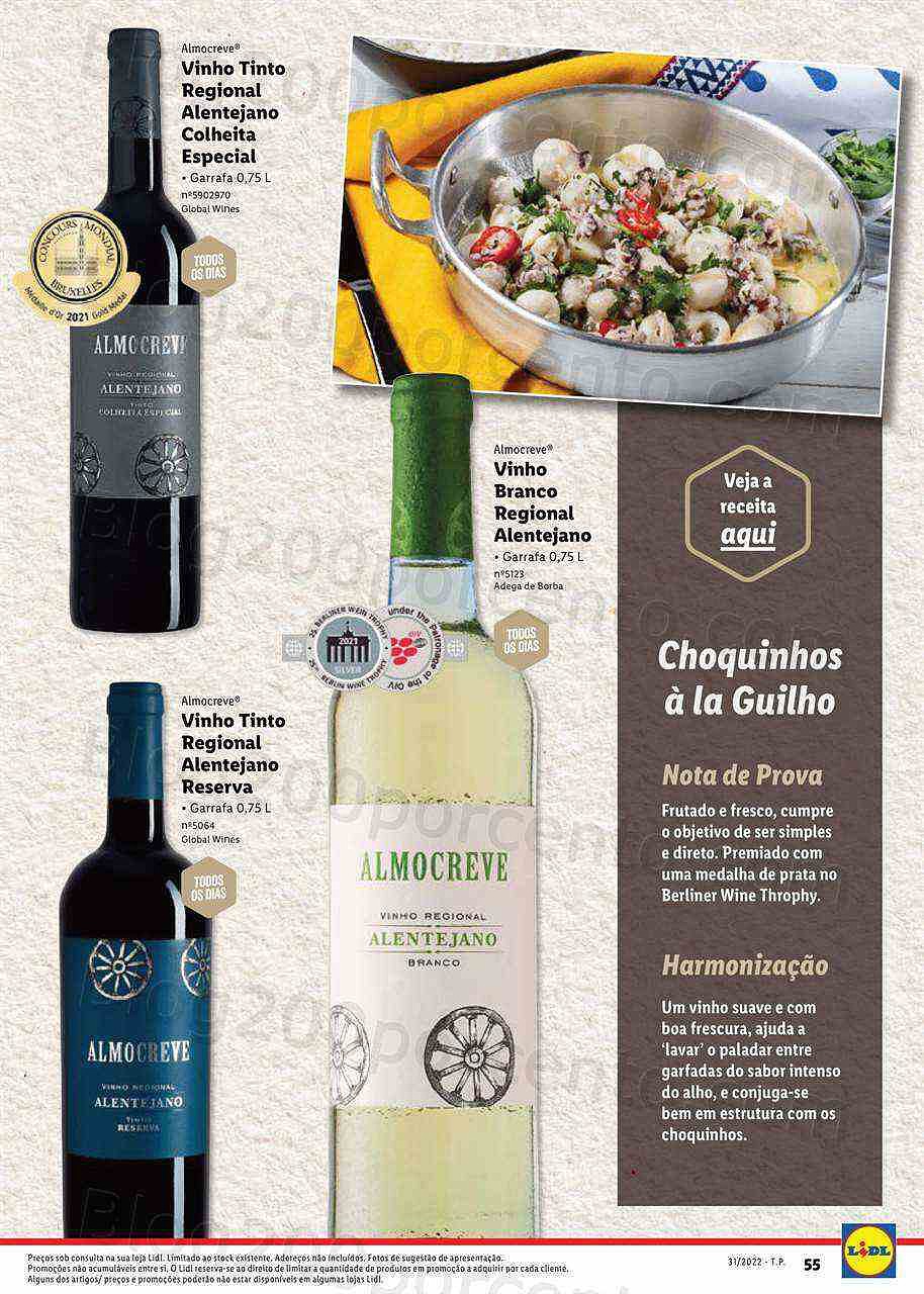 Antevisão Folheto LIDL Especial Vinhos Nacionais