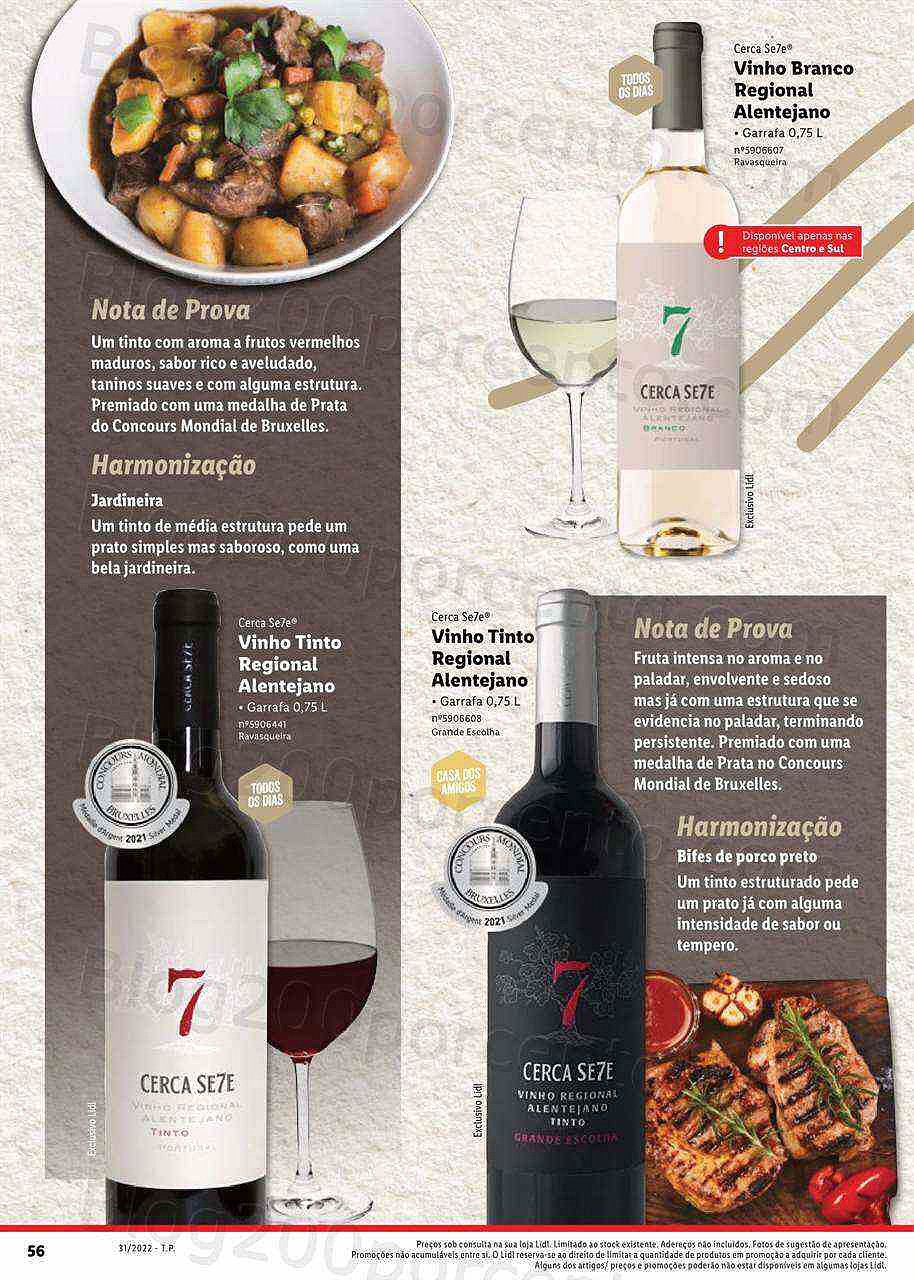 Antevisão Folheto LIDL Especial Vinhos Nacionais