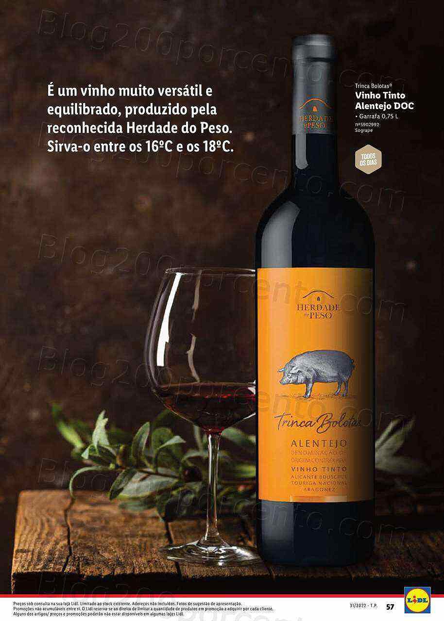 Antevisão Folheto LIDL Especial Vinhos Nacionais