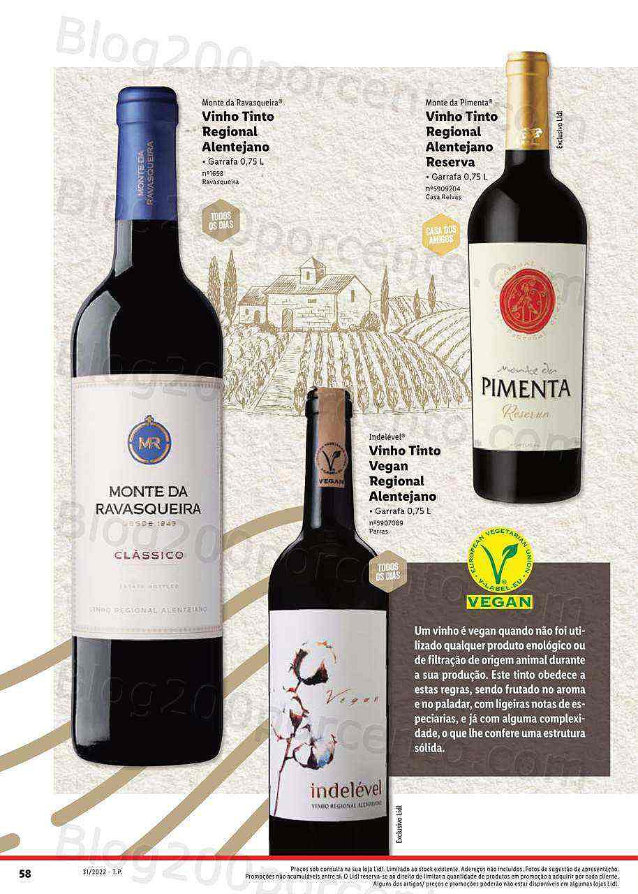 Antevisão Folheto LIDL Especial Vinhos Nacionais