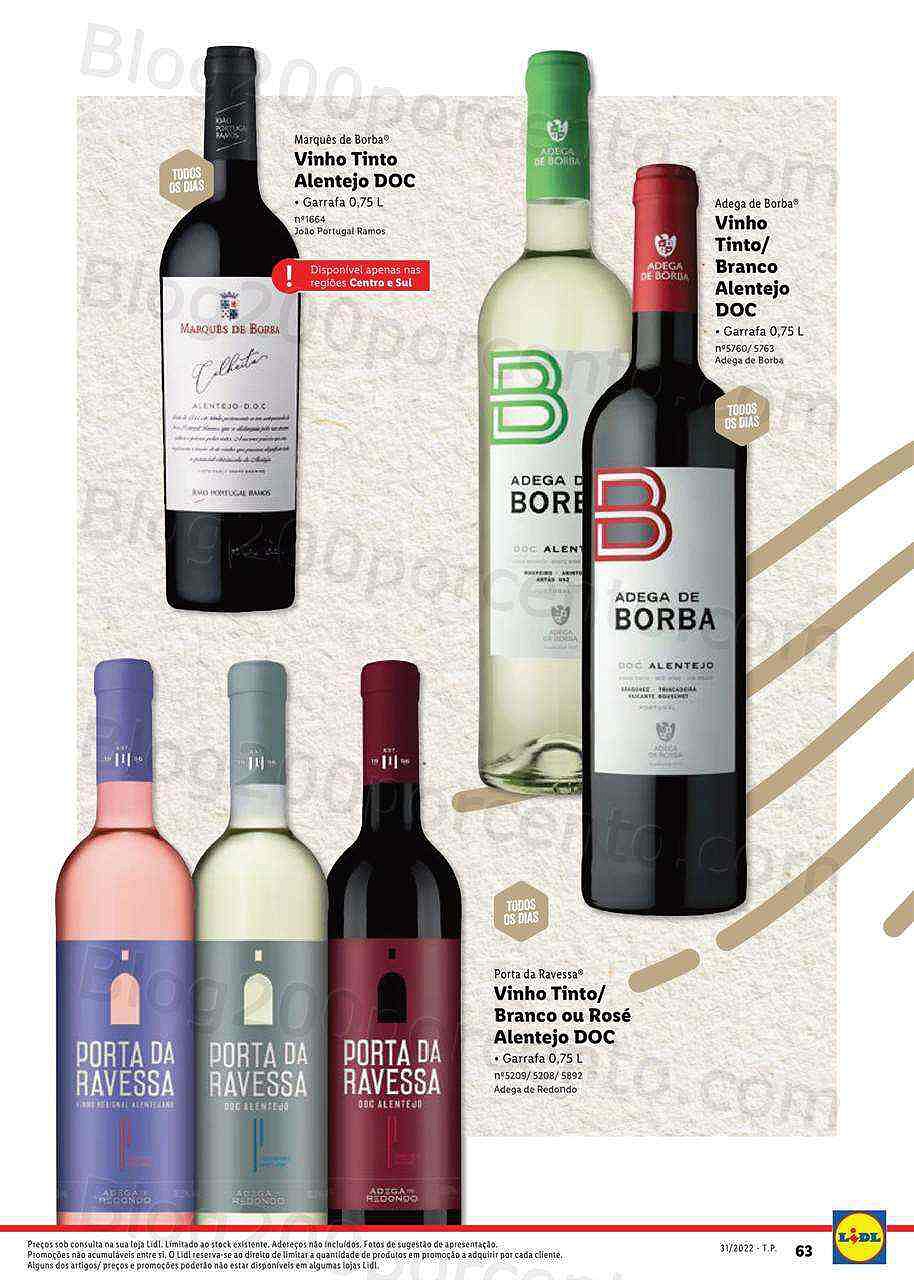 Antevisão Folheto LIDL Especial Vinhos Nacionais