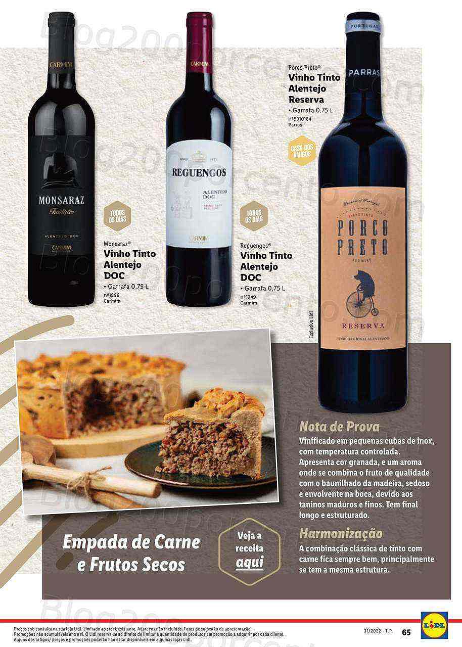 Antevisão Folheto LIDL Especial Vinhos Nacionais