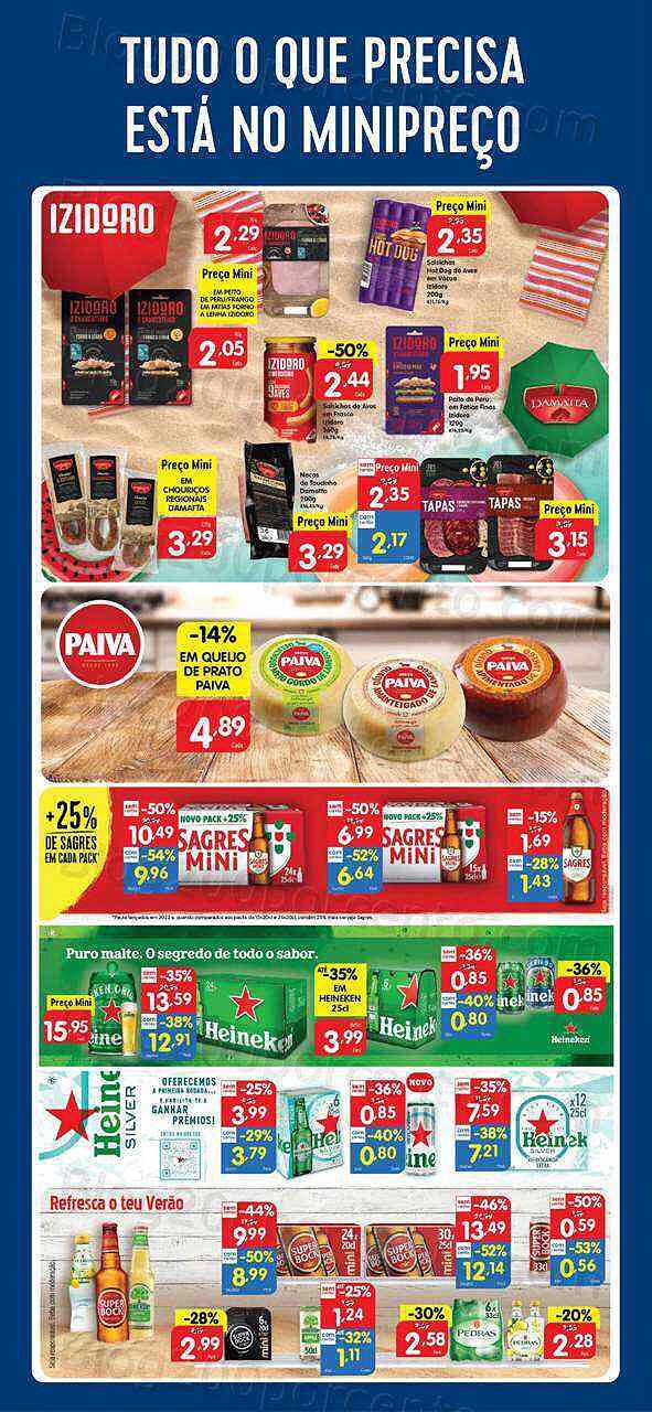 Antevisão Folheto MINIPREÇO Extra Promoções de 4 a 10 agosto