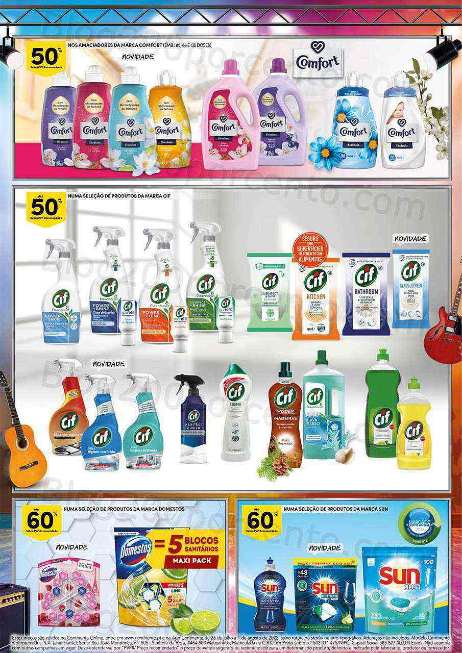 Antevisão Folheto CONTINENTE Festival de Verão Exclusivo Online - 26 julho a 1 agosto