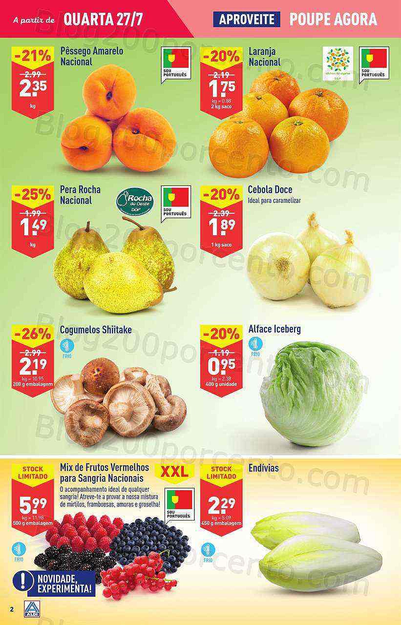 Antevisão Folheto ALDI Promoções de 27 julho a 2 agosto