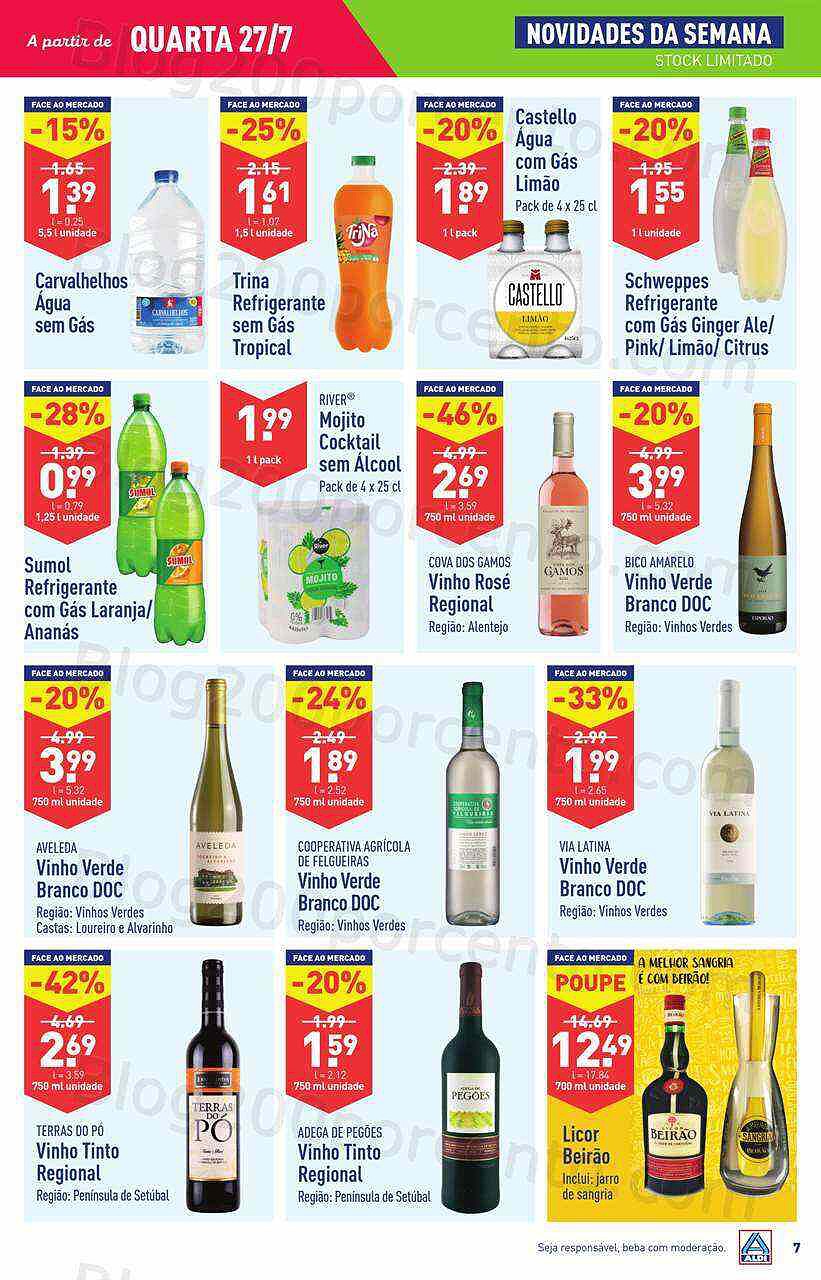 Antevisão Folheto ALDI Promoções de 27 julho a 2 agosto