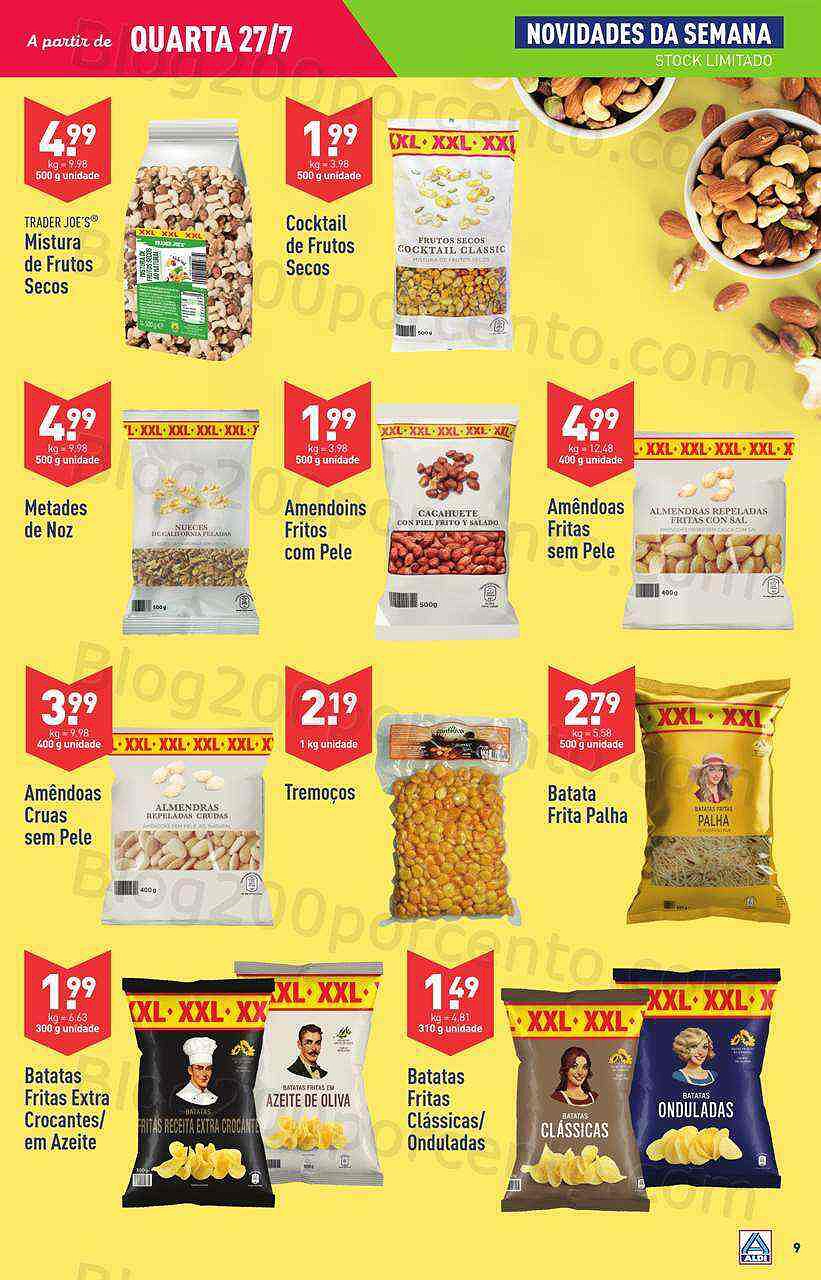 Antevisão Folheto ALDI Promoções de 27 julho a 2 agosto