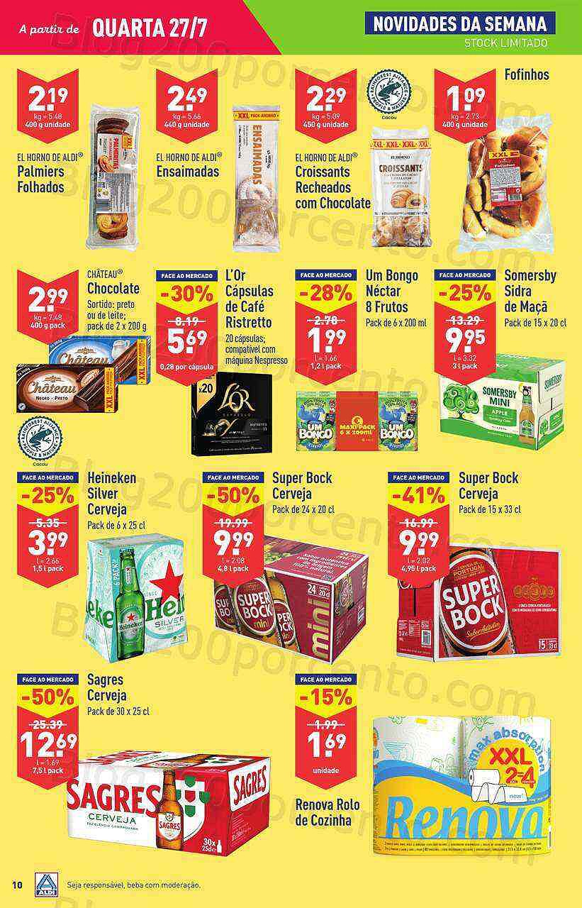 Antevisão Folheto ALDI Promoções de 27 julho a 2 agosto