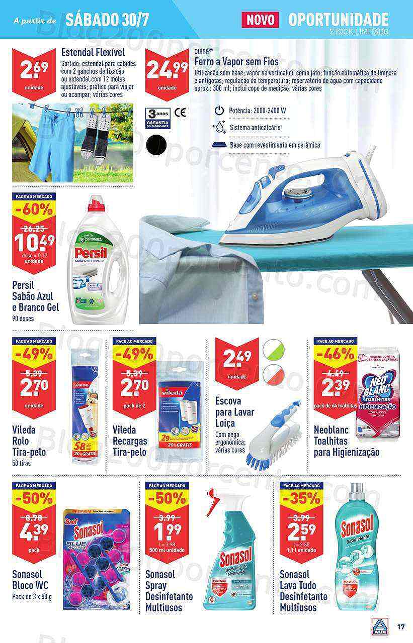 Antevisão Folheto ALDI Promoções de 27 julho a 2 agosto