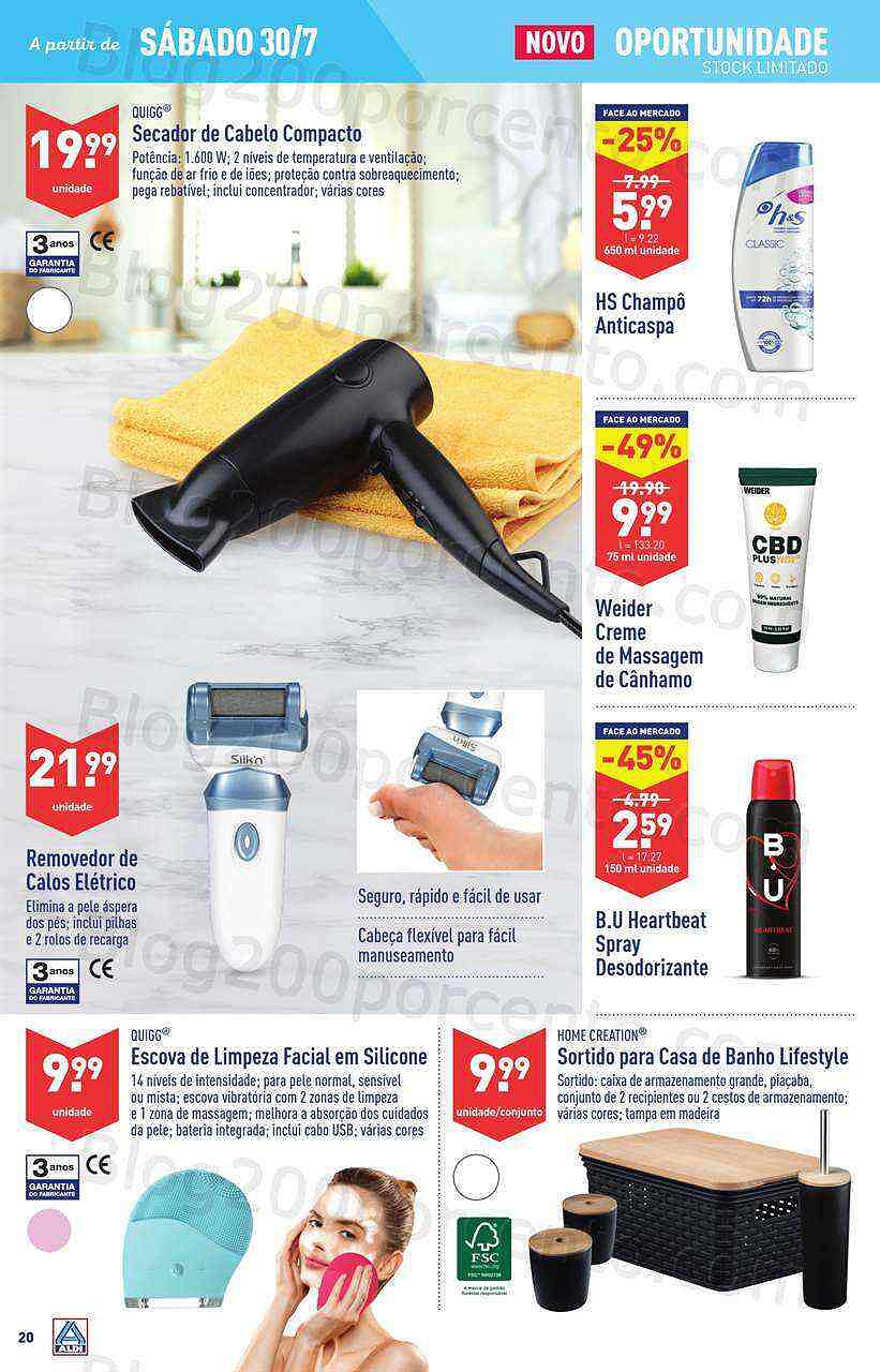 Antevisão Folheto ALDI Promoções de 27 julho a 2 agosto