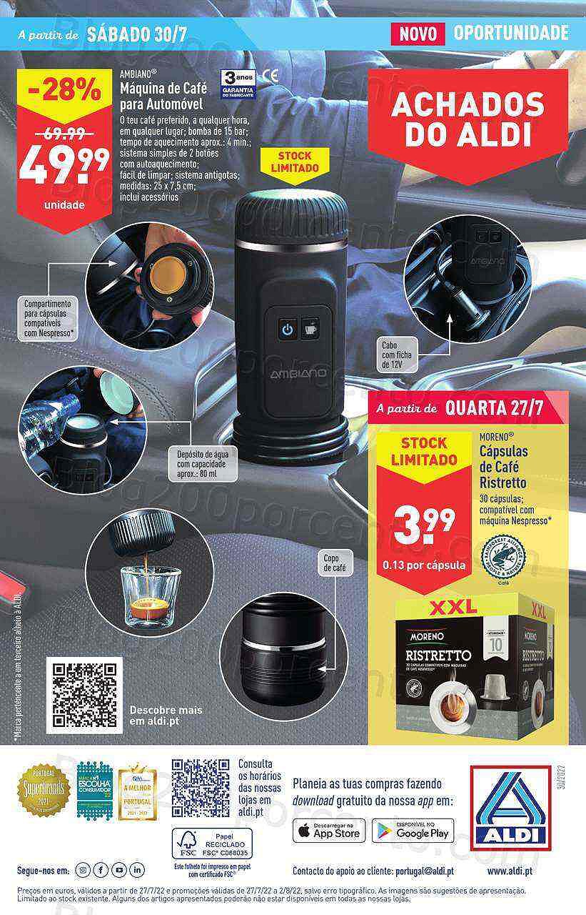 Antevisão Folheto ALDI Promoções de 27 julho a 2 agosto