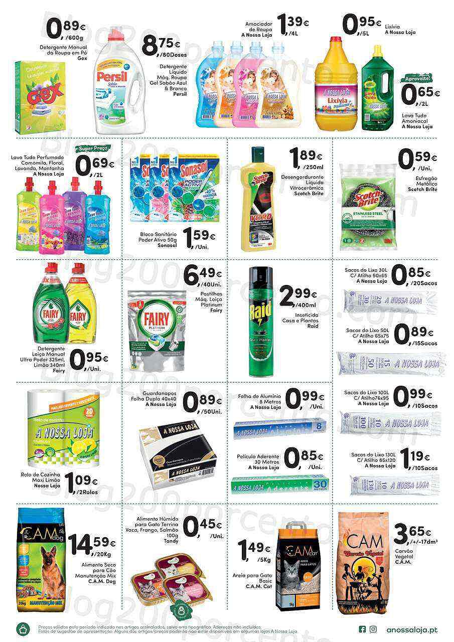 Antevisão Folheto A NOSSA LOJA Promoções de 30 julho a 14 agosto