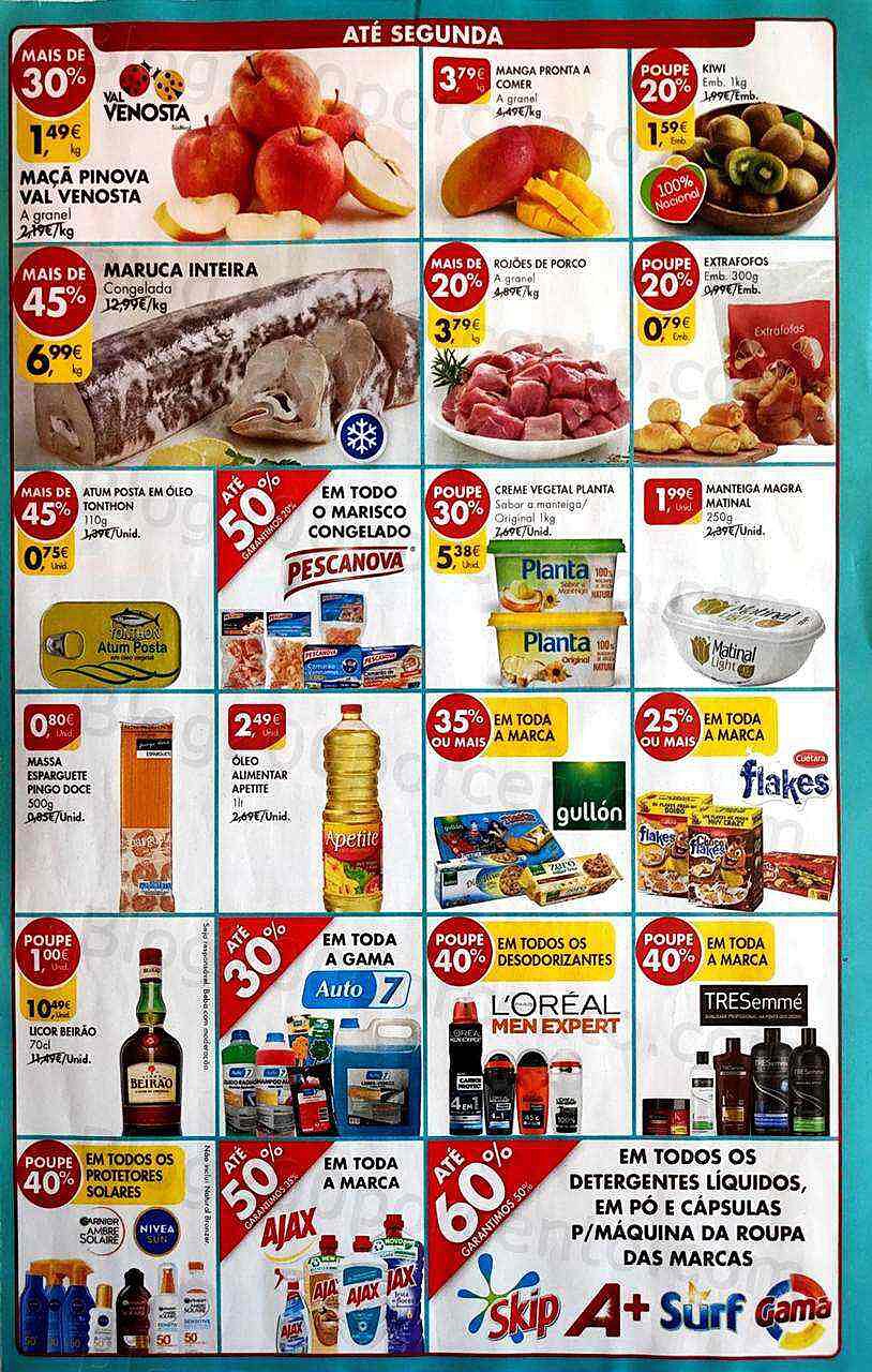 Antevisão Folheto PINGO DOCE Fim de Semana Promoções 22 julho a 24 julho