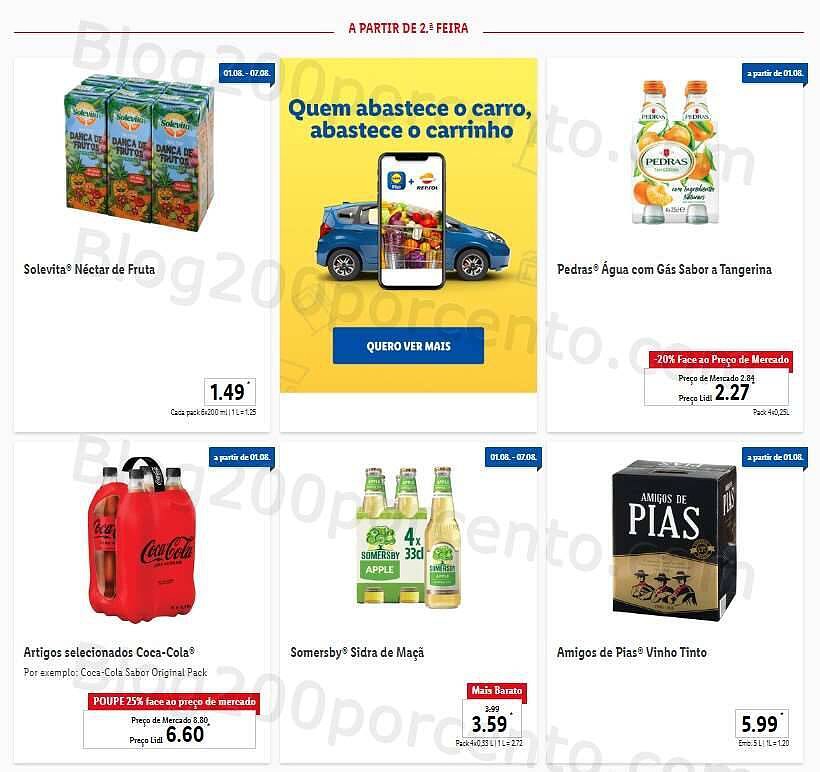 Antevisão Folheto LIDL Promoções de 1 a 7 agosto