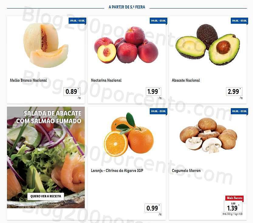 Antevisão Folheto LIDL Promoções de 1 a 7 agosto