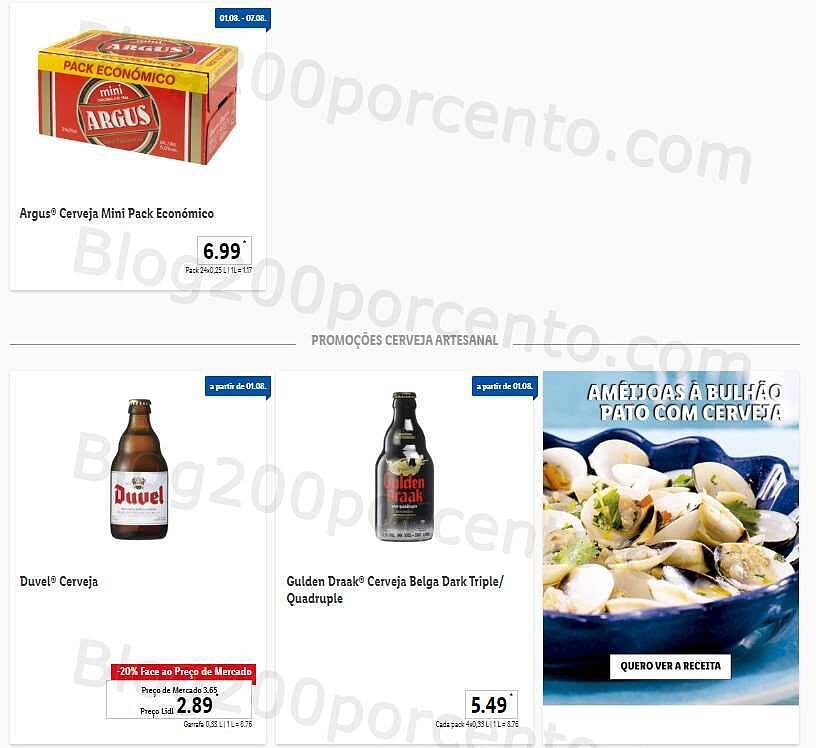 Antevisão Folheto LIDL Promoções de 1 a 7 agosto