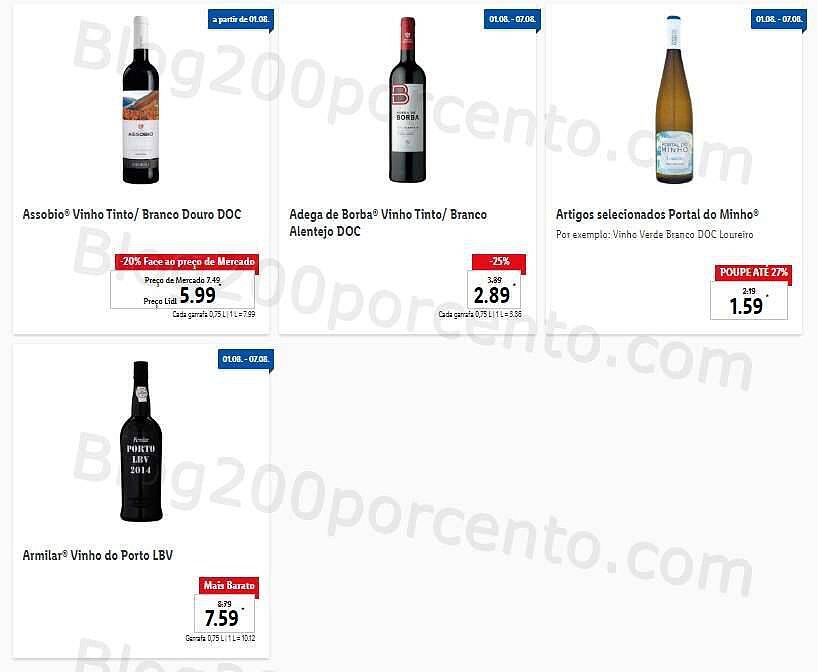 Antevisão Folheto LIDL Promoções de 1 a 7 agosto