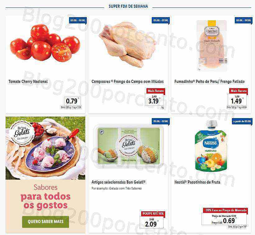 Antevisão Folheto LIDL Promoções de 1 a 7 agosto