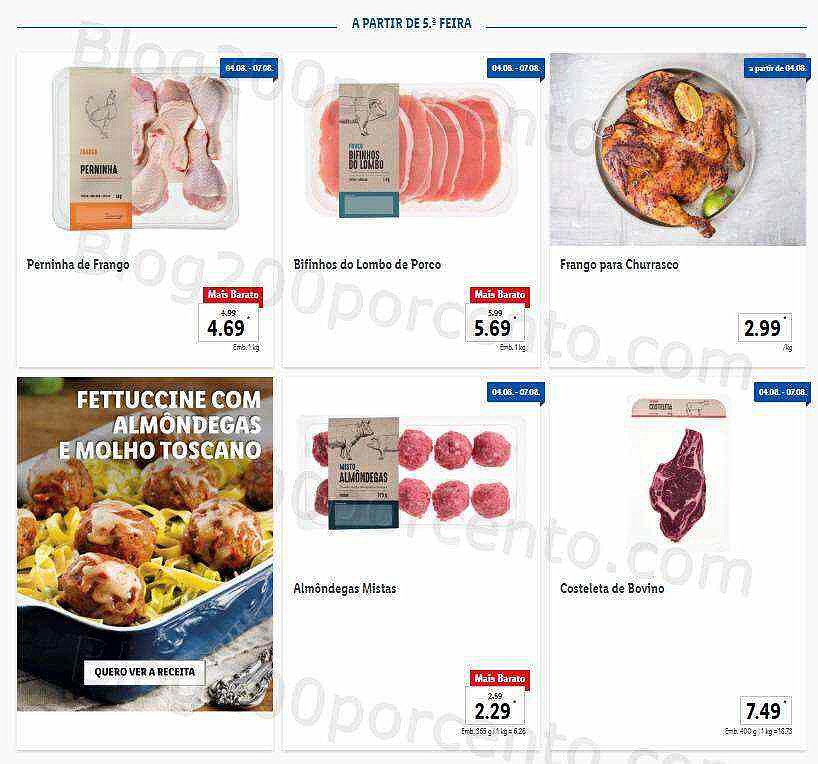 Antevisão Folheto LIDL Promoções de 1 a 7 agosto