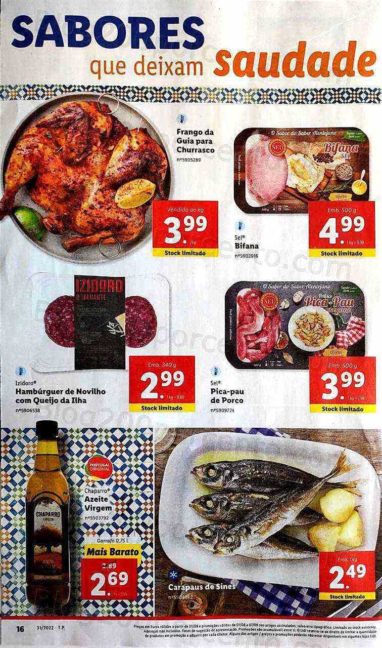 Antevisão Folheto LIDL Promoções de 1 a 7 agosto
