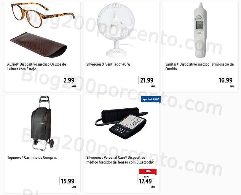 Antevisão Folheto LIDL Bazar Promoções a partir de 11 agosto