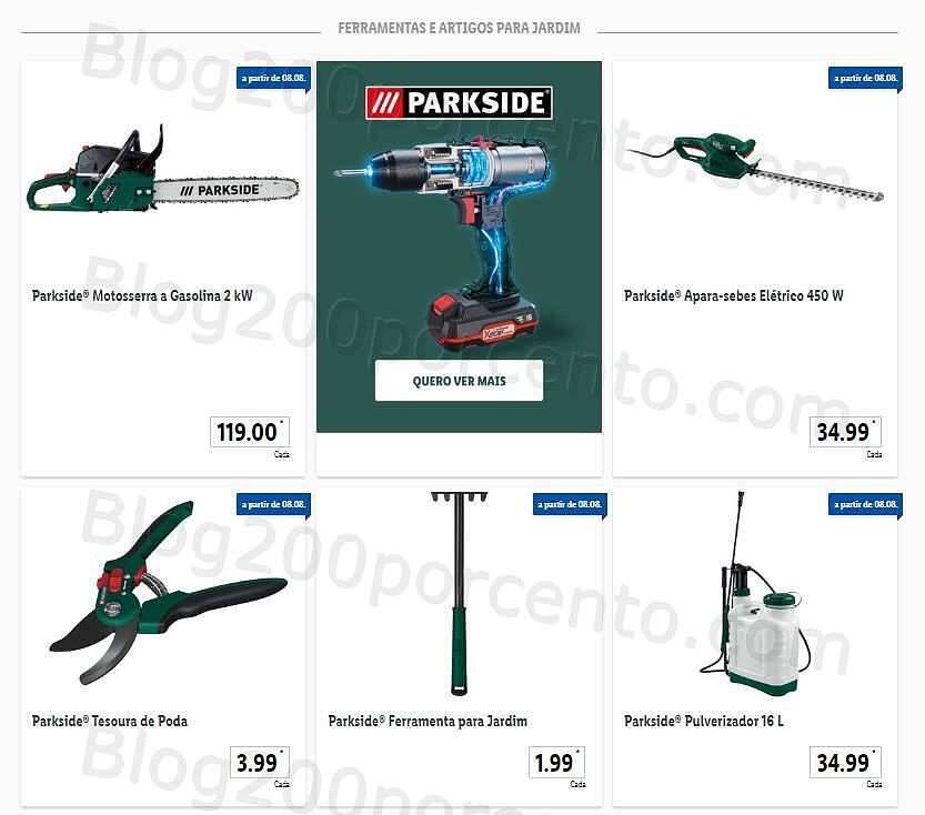 Antevisão Folheto LIDL Bazar Promoções a partir de 8 agosto