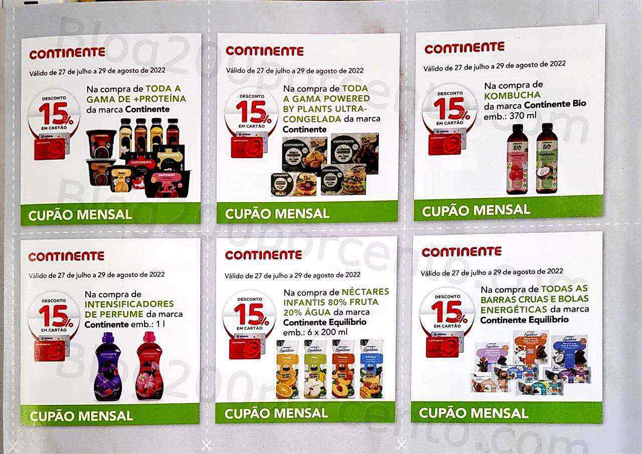 Antevisão CONTINENTE Magazine Agosto e os Seus Vales de Desconto