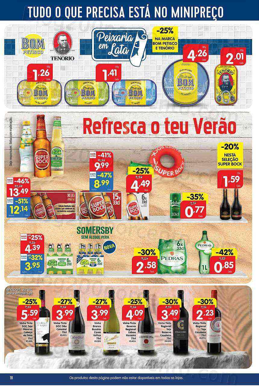 Antevisão Folheto MINIPREÇO Promoções de 28 julho a 3 agosto