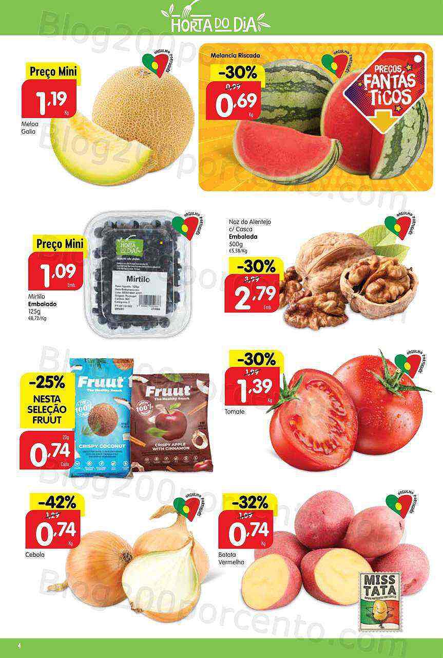 Antevisão Folheto MINIPREÇO Frescos Promoções de 4 agosto a 10 agosto