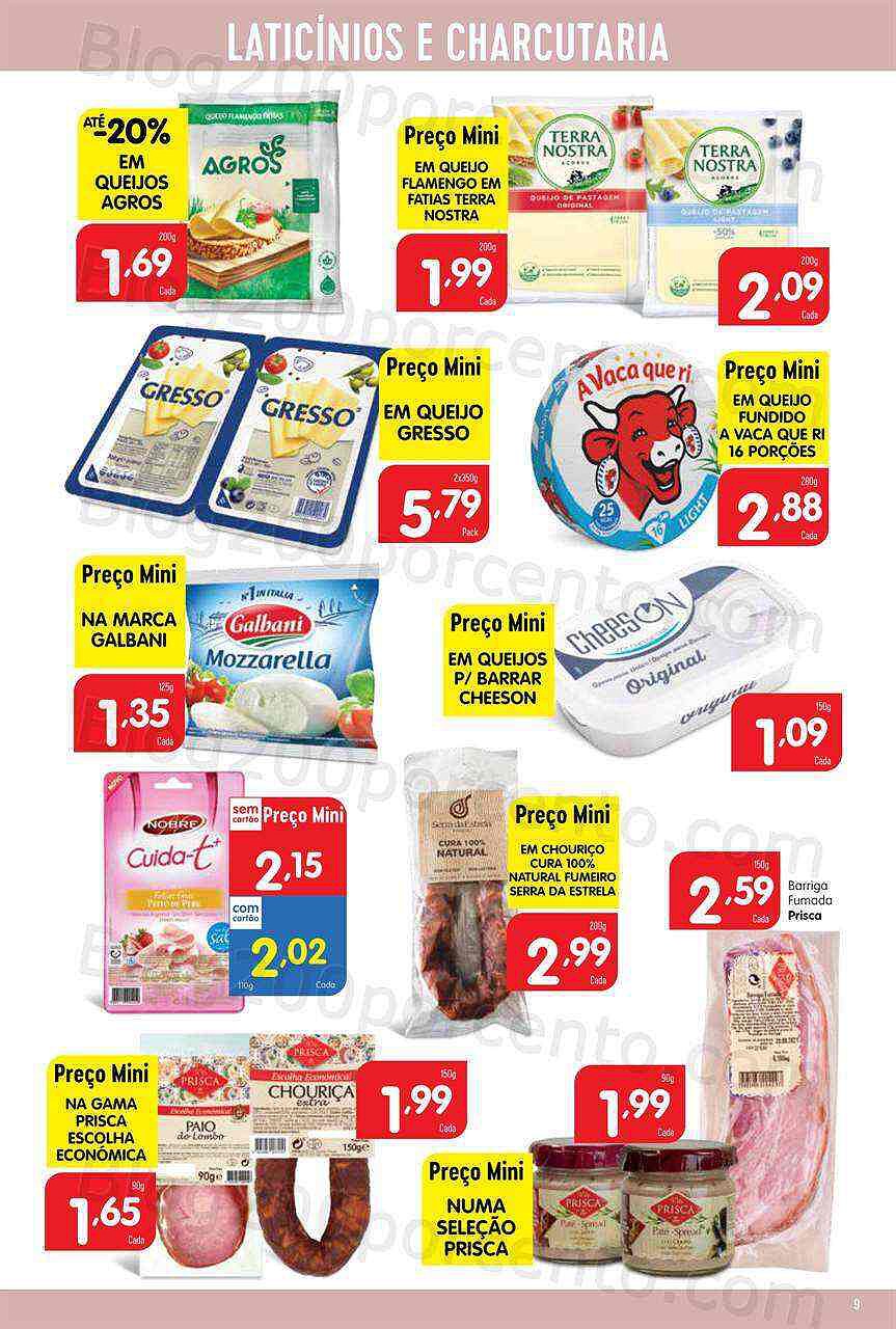 Antevisão Folheto MINIPREÇO Frescos Promoções de 4 agosto a 10 agosto