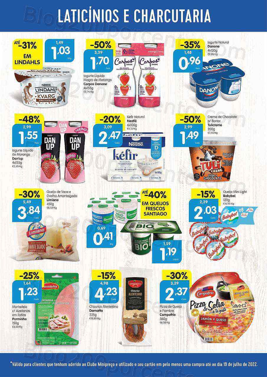 Antevisão Folheto Clube MINIPREÇO Promoções de 21 a 27 julho