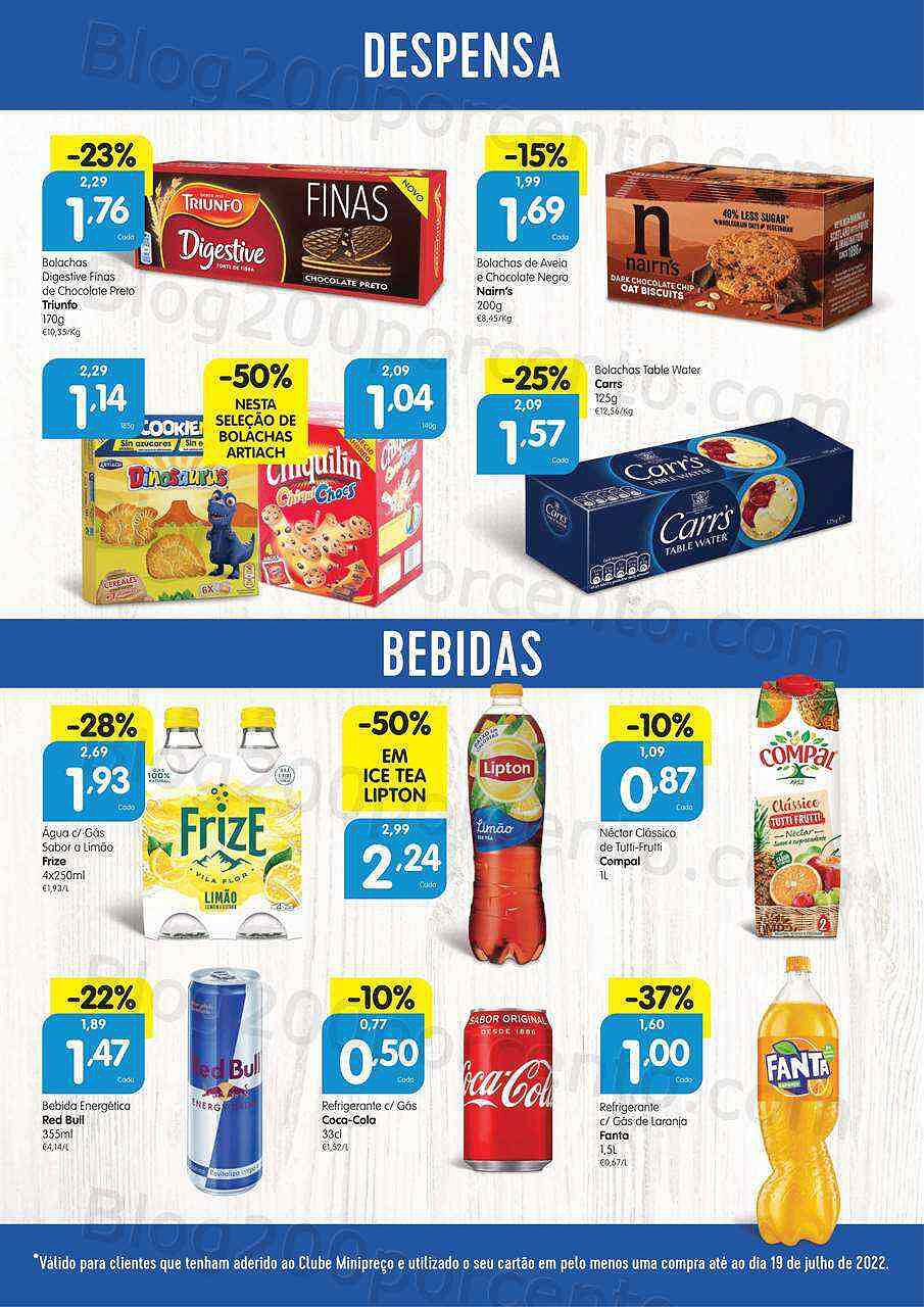 Antevisão Folheto Clube MINIPREÇO Promoções de 21 a 27 julho