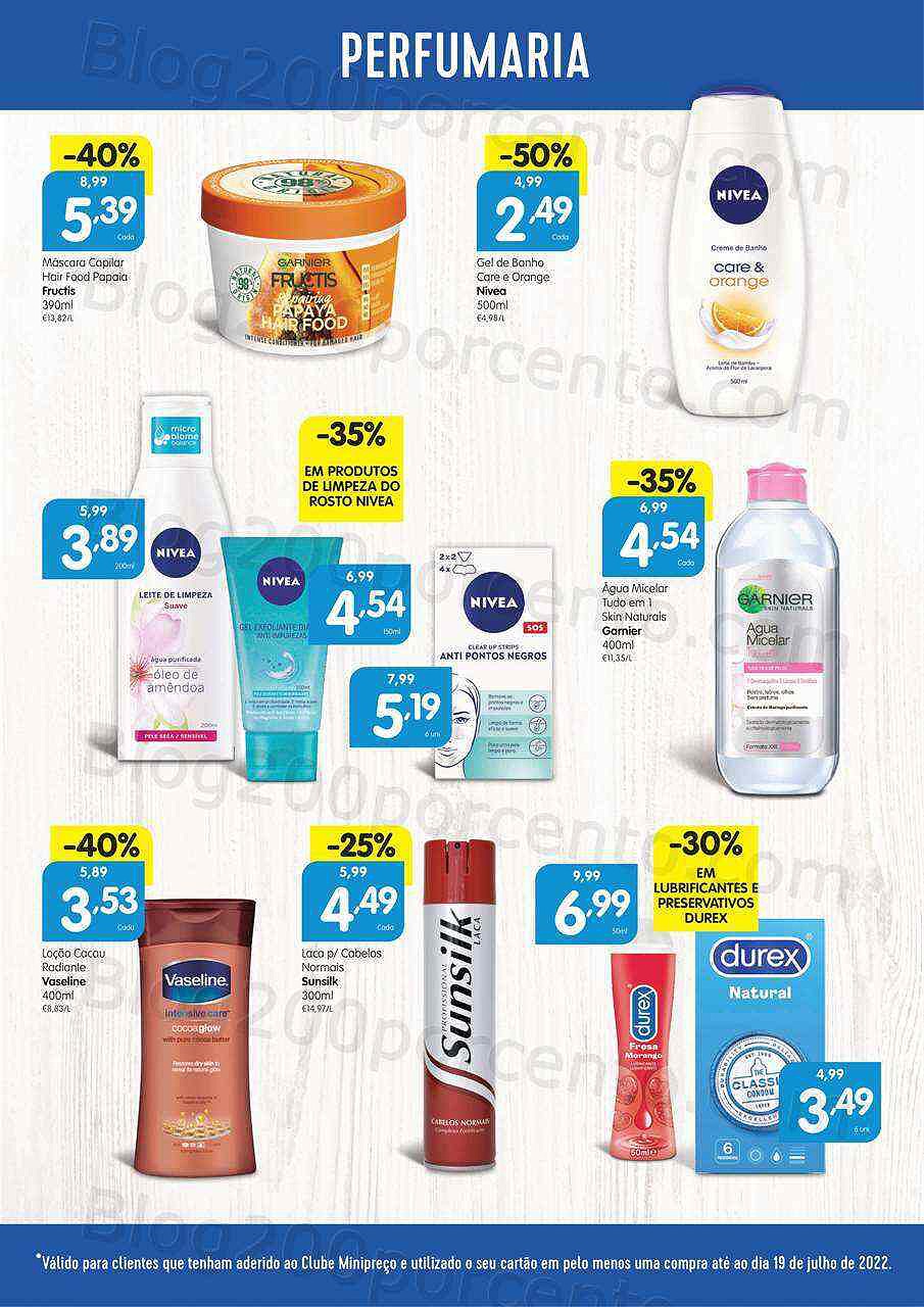 Antevisão Folheto Clube MINIPREÇO Promoções de 21 a 27 julho