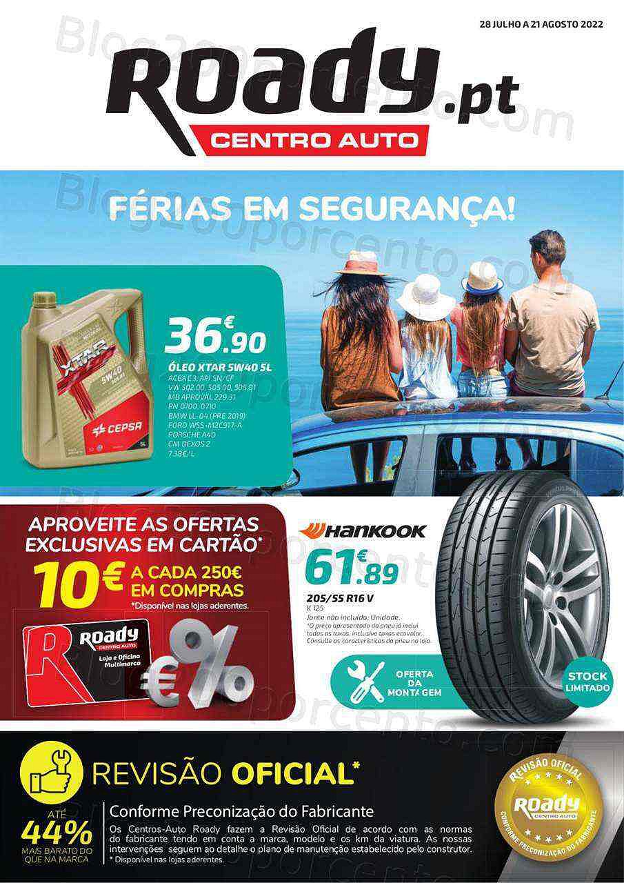 Antevisão Folheto ROADY Promoções de 28 julho a 3 agosto