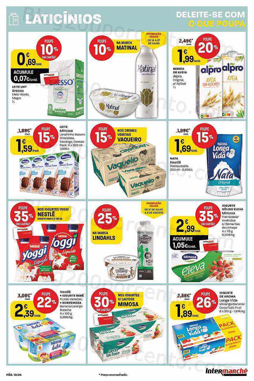 Antevisão Folheto INTERMARCHÉ Contact Promoções de 21 a 27 julho