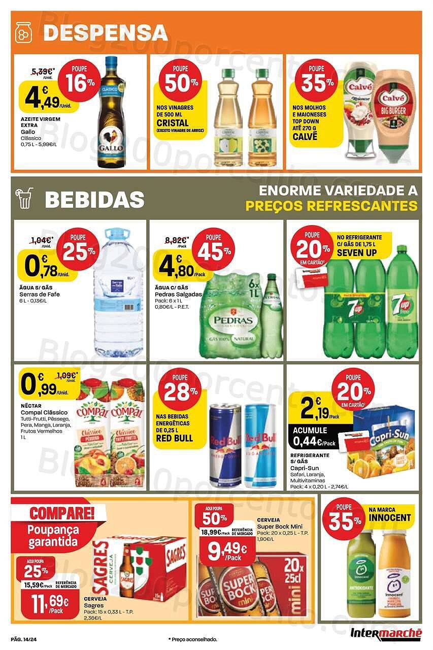 Antevisão Folheto INTERMARCHÉ Contact Promoções de 21 a 27 julho