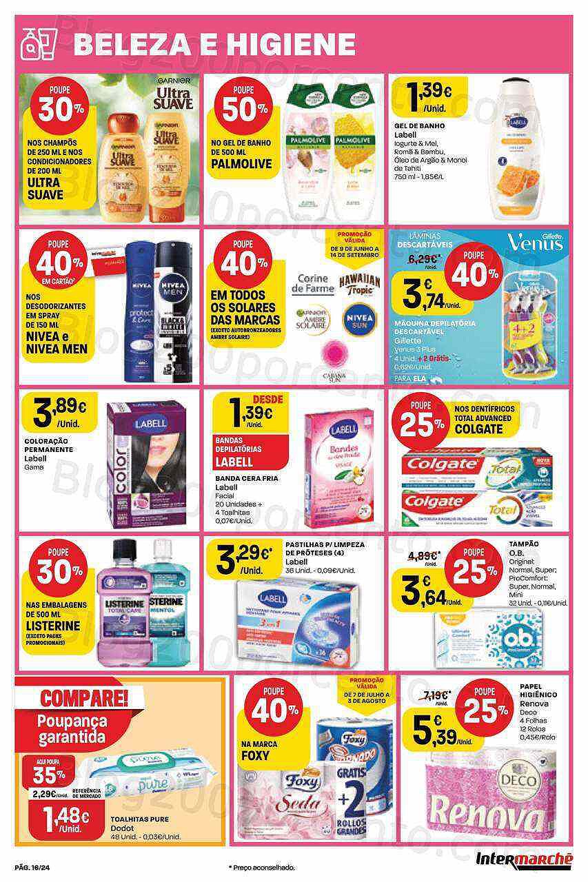 Antevisão Folheto INTERMARCHÉ Contact Promoções de 21 a 27 julho
