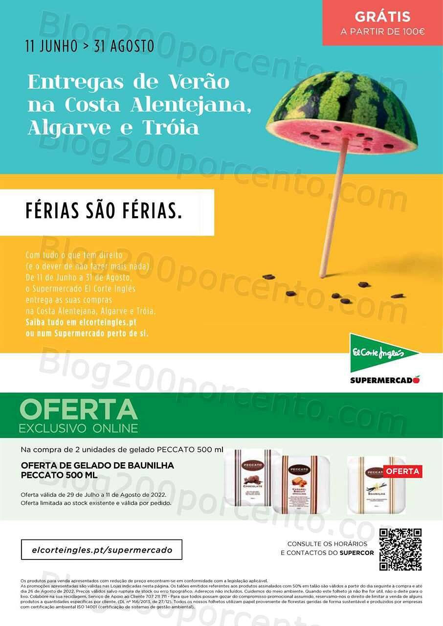 Antevisão Folheto EL CORTE INGLÉS Super Promoções de 29 julho a 11 agosto