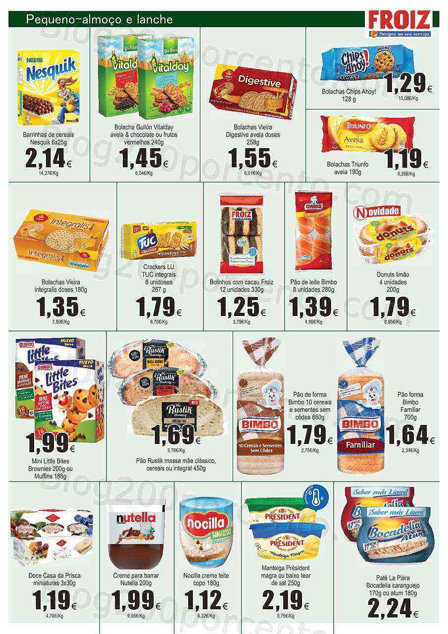 Antevisão Folheto FROIZ Promoções de 11 agosto a 24 agosto