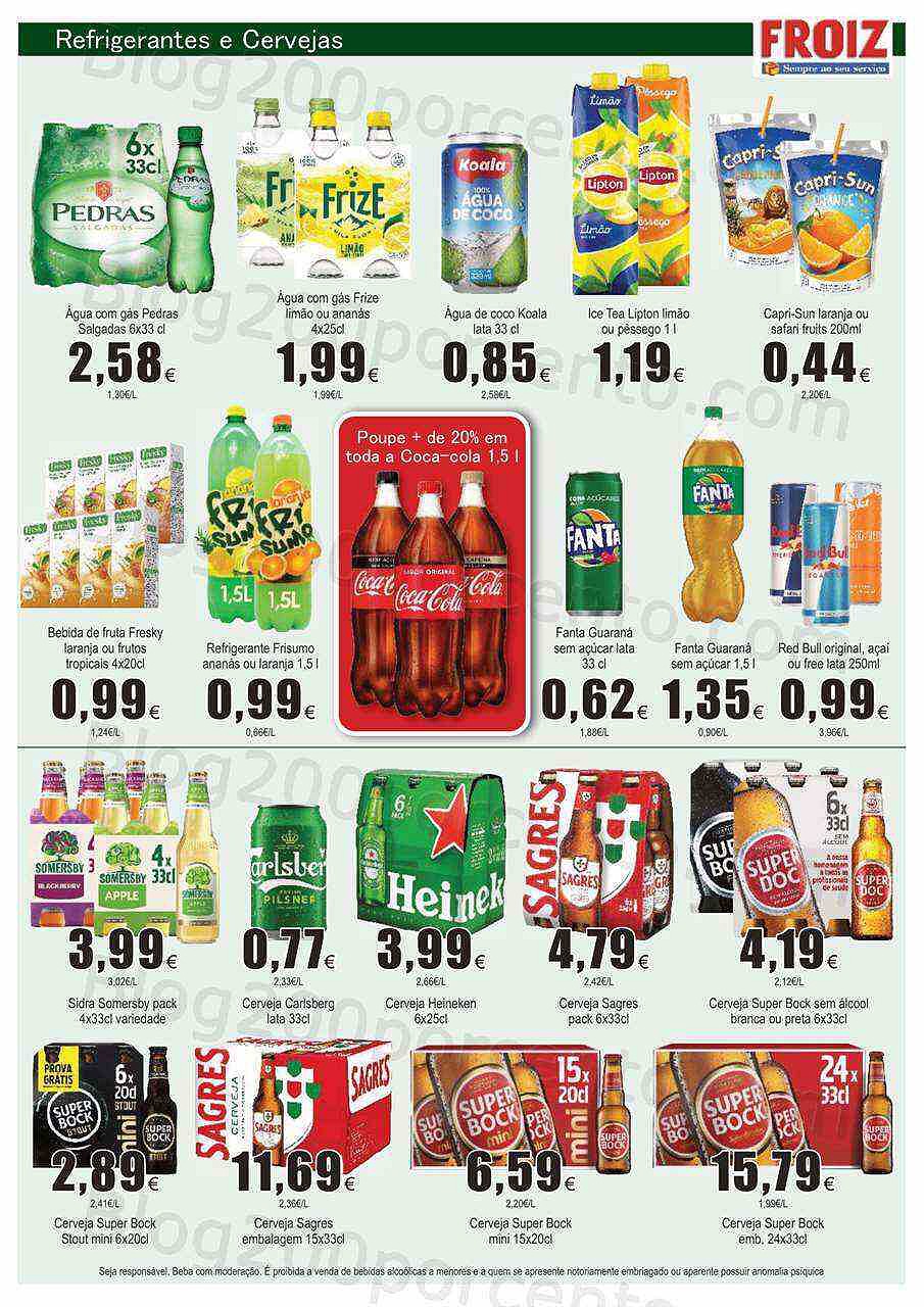 Antevisão Folheto FROIZ Promoções de 11 agosto a 24 agosto