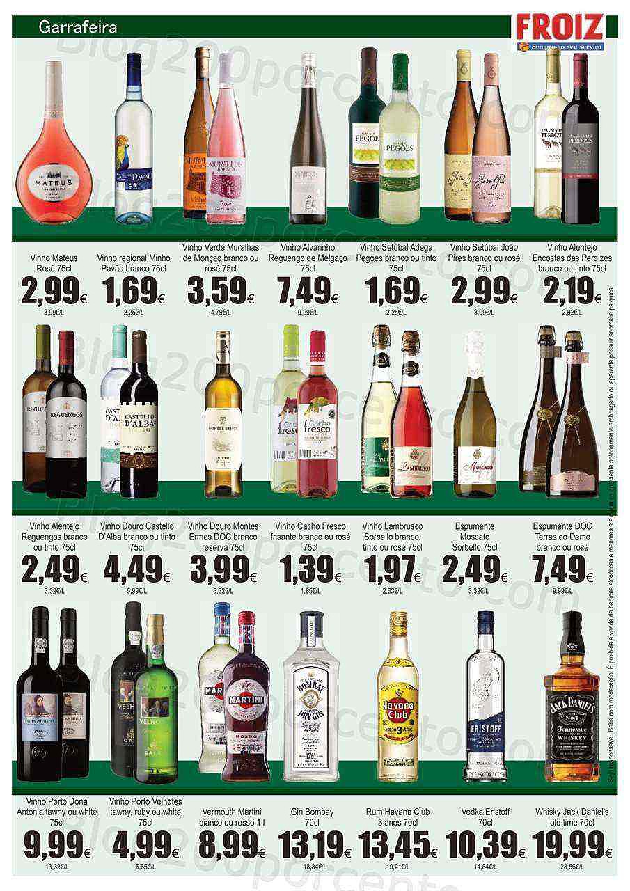 Antevisão Folheto FROIZ Promoções de 11 agosto a 24 agosto